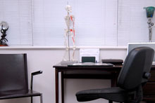 The Osteopath's consultation table