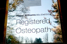 The Osteopath plaque