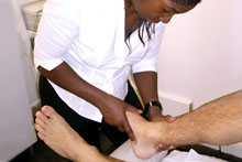 Osteopathy can treat a variety of sports related injuries.